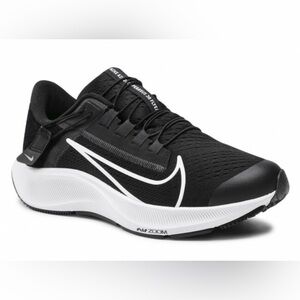 Nike Air Zoom Pegasus 38 FlyEase Black White - Size 7.5